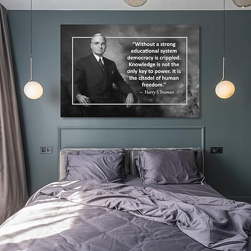 Miniatura 8 de AAHARYA Harry S Truman Poster US President Portrait Inspirational Quotes Canvas Print Art (10) Canvas Painting Wall Art Poster for Bedroom Living