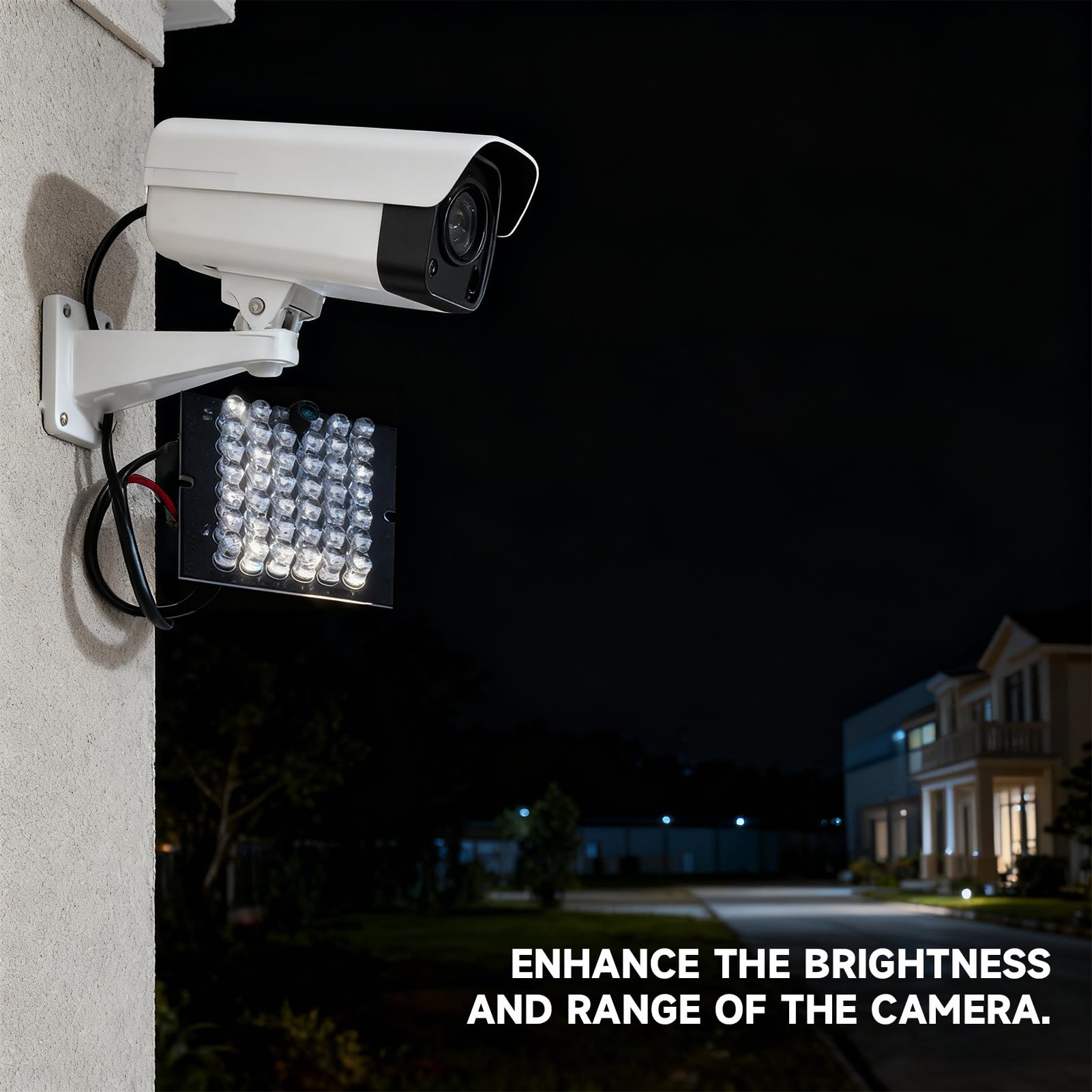Lampada a infrarossi 940nm DC12V 48 LED CCTV Illuminatore per telecamera di sicurezza