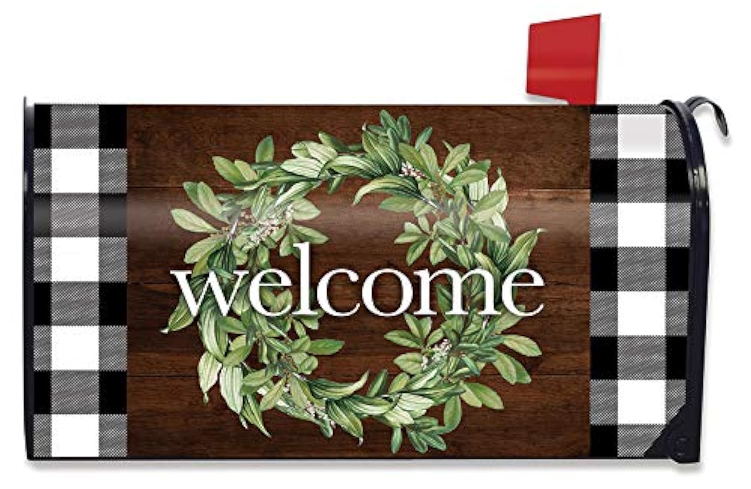 Housse de boîte aux lettres décorative pour un jardin fleuri