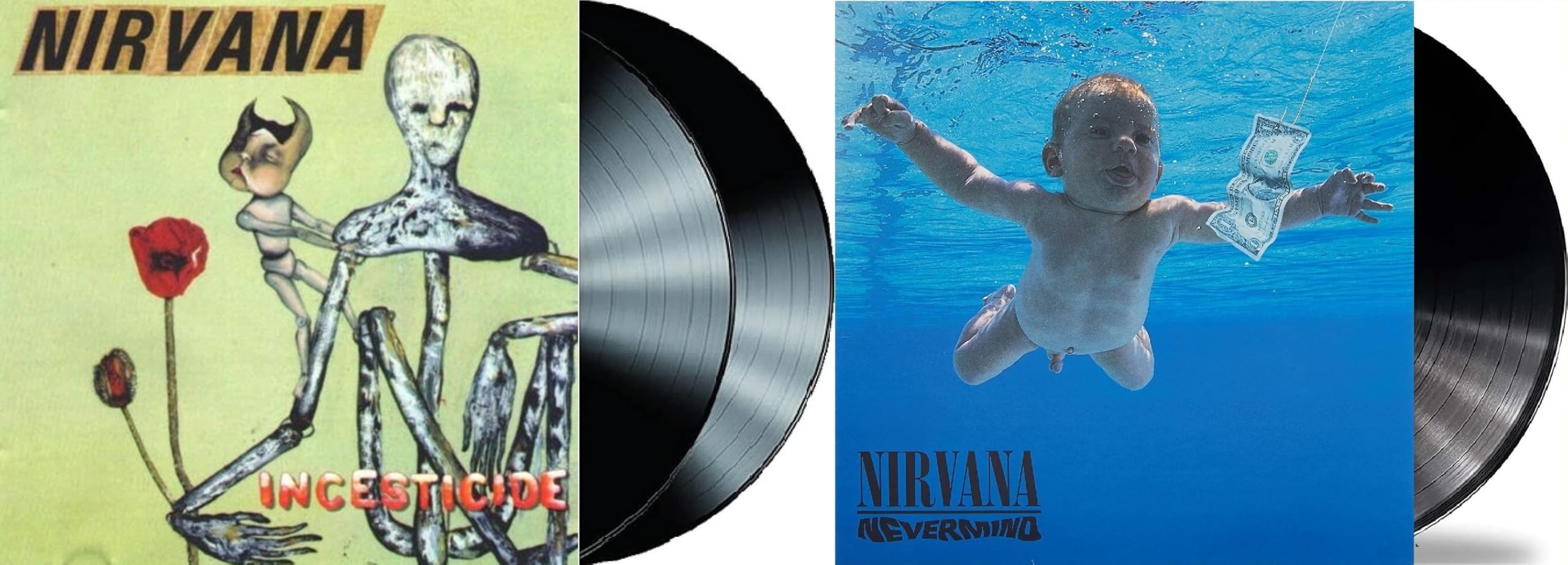 Nirvana - Confezione da 2: Incesticida 45 giri/min/Nevermind