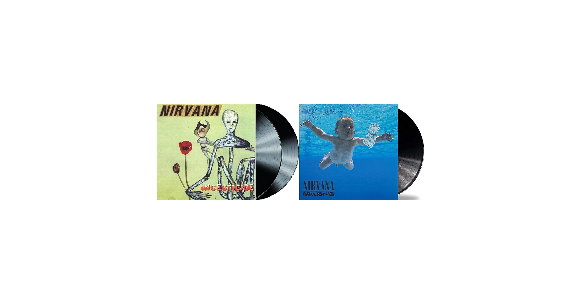 洋楽 NIRVANA - Nevermind incesticide EU1992LP Amazon.com: Nirvana 2-Pack: Incesticide 45-RPM / Nevermind
