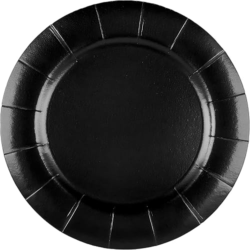 Miniatura 2 de Elegantes platos de papel de 13 pulgadas (paquete de 80) platos desechables resistentes, ecológicos, sostenibles, elegantes platos desechables