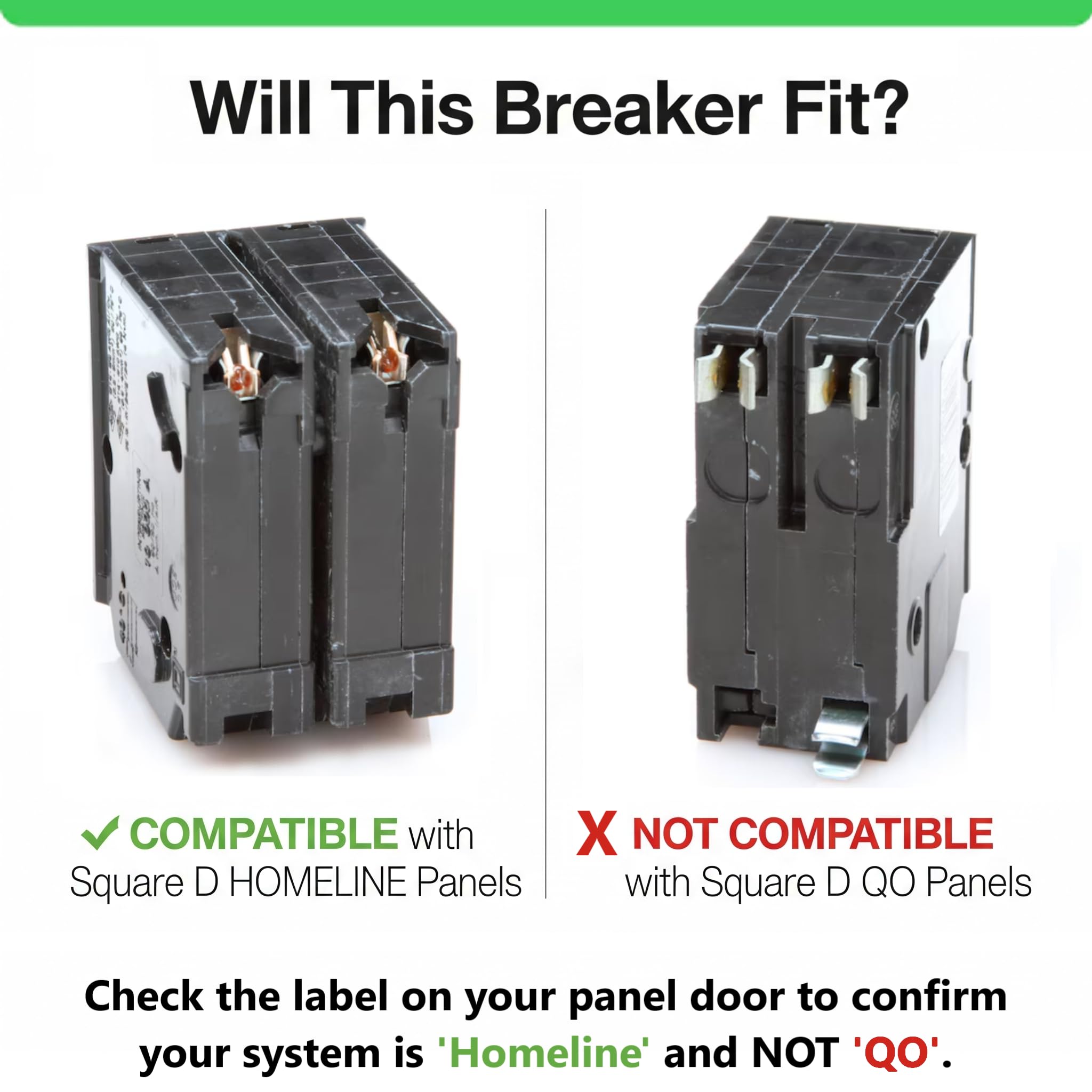 FalconSupply Genuine Square D HOM215 Circuit Breaker Kit Bundle (1