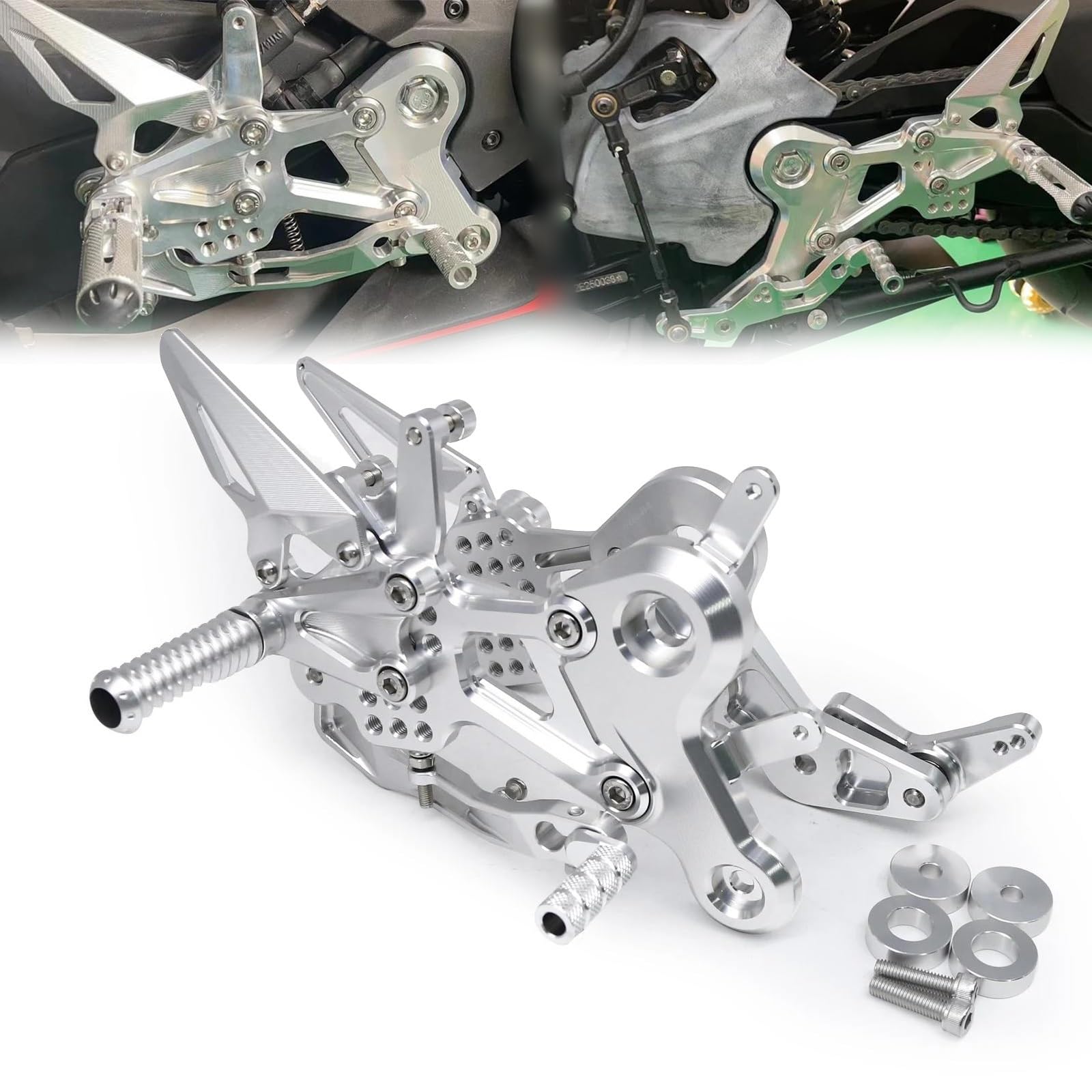 Repose-Pieds CFMOTO 450SR CNC Réglable Anti-Glisse pour Moto CF450SR