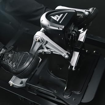 Thrustmaster TPR Rudder Pedals, Flight Simulator Rudder Control - PC | Pendular suspended mechanism, H.E.A.R.T magnetic sensors, adjustable spring resistance, frictionless, precise yaw response