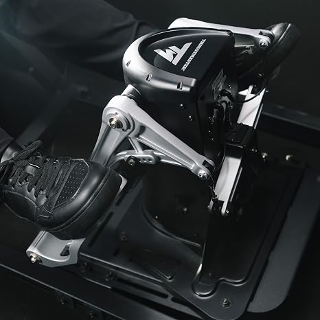 Thrustmaster TPR Rudder Pedals, Flight Simulator Rudder Control - PC | Pendular suspended mechanism, H.E.A.R.T magnetic sensors, adjustable spring resistance, frictionless, precise yaw response