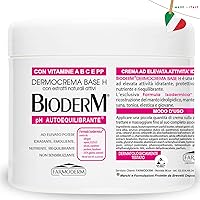 BIODERM Dermocrema Base H - Crema Super Idratante Corpo e Mani con Burro di Karité