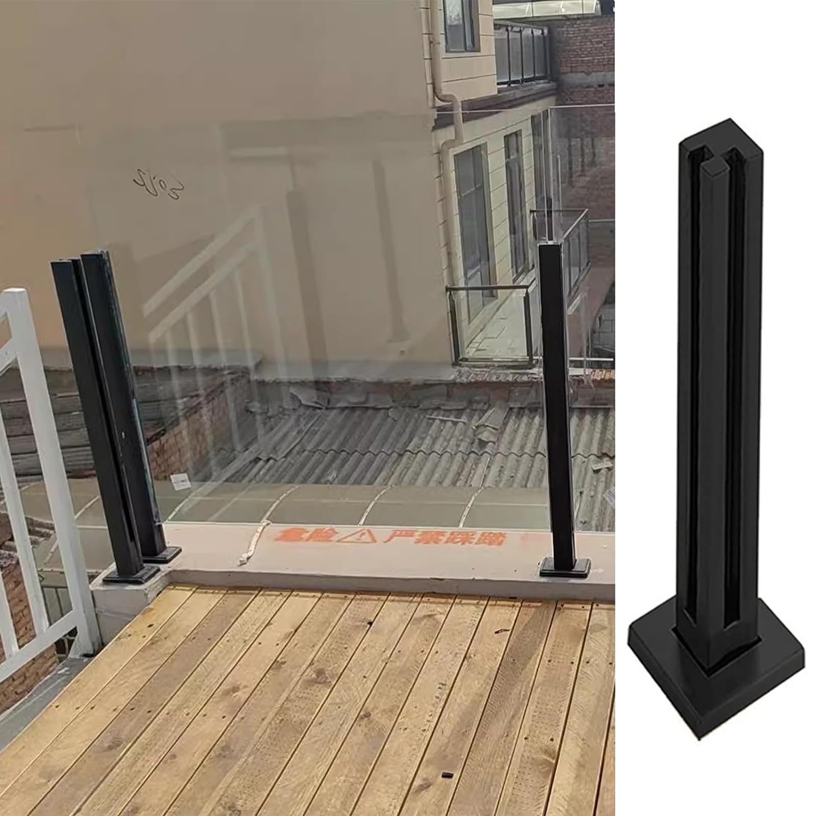 Kits de postes para barandillas de interior ideales para pasillos modernos y patios
