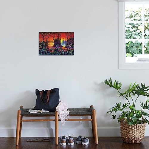 Miniatura 6 de Trends International Danny Flynn - Red Jungle Canvas Wall Poster