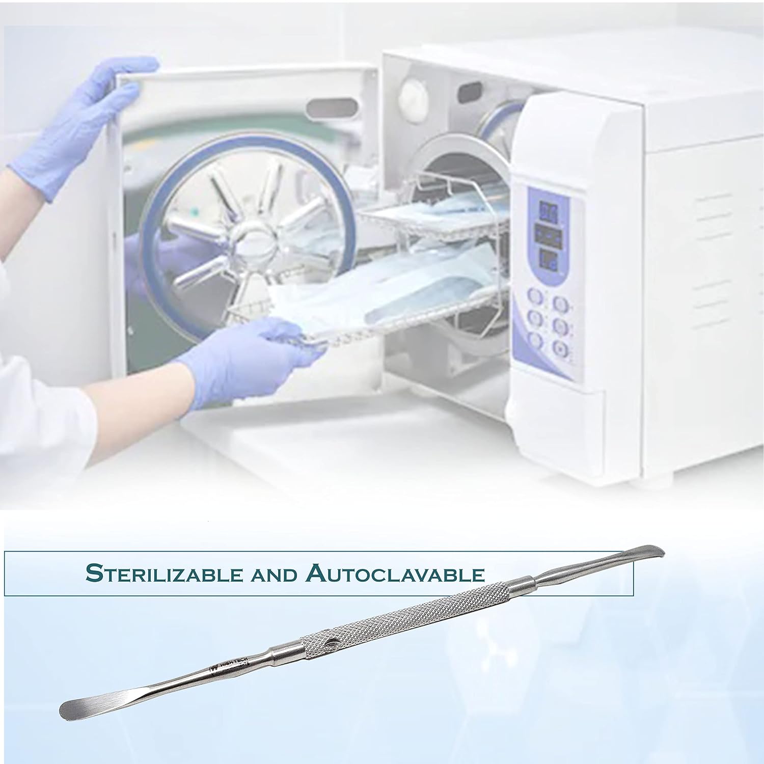 A2Z Dental FREER Periosteal Elevator Oral Implant Surgical Double Ended Instrument, Sharp/Blunt End, Premium O.R Grade Stainless Steel Instrument
