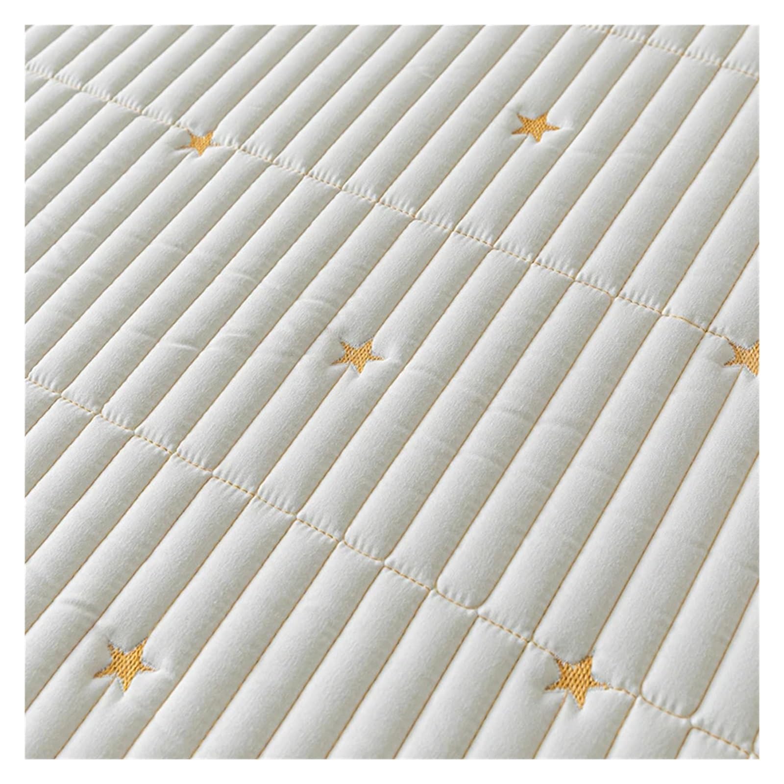 Protège Couette imperméable Protecteur de Matelas imperméable brodé, Drap-Housse Doux for la Peau, Couvre-lit matelassé, 150/160/180/200/220(150x190x30cm)