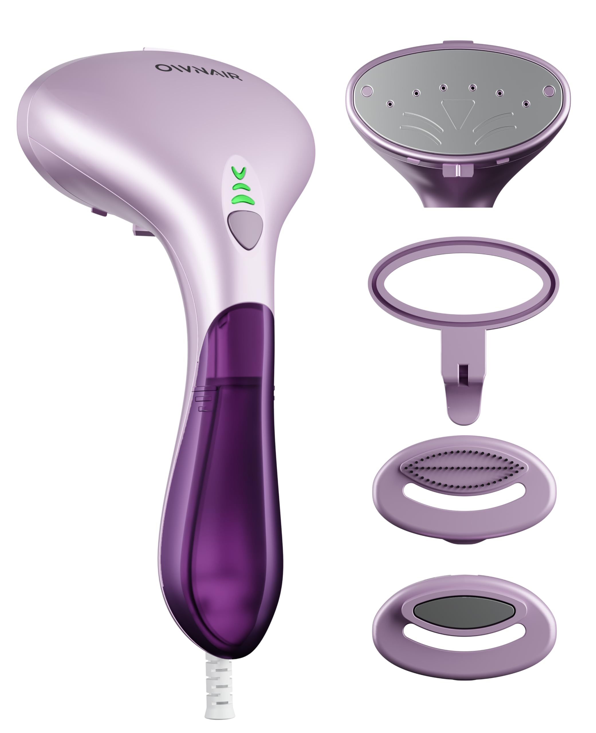 OWNAIR handheld garment steamer for clothes, 1800W steam iron press, 24g/min High Steam, Portable