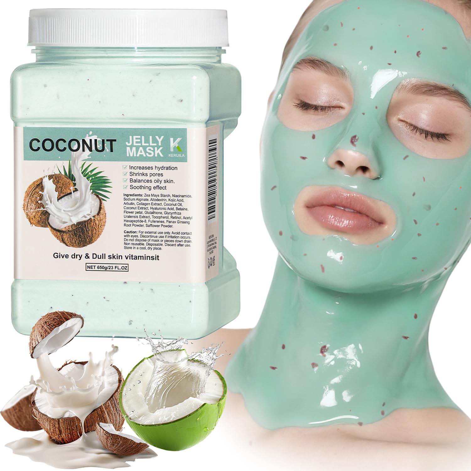 Amazon.com : KERUILA Coconut Jelly Masks For Facials Professional