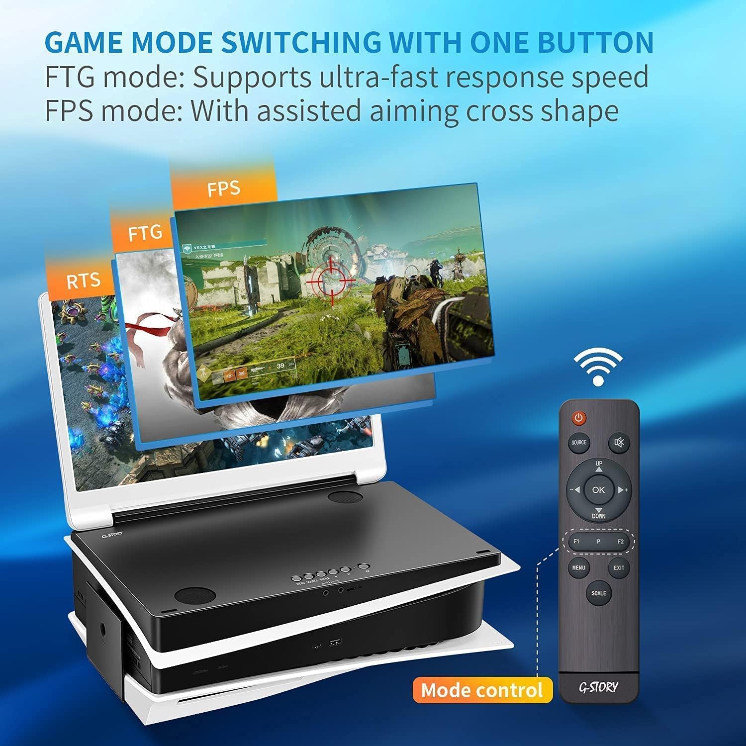 Amazon.co.jp: G-STORY 4k一体化PS5専用モバイルモニター15.6 インチ