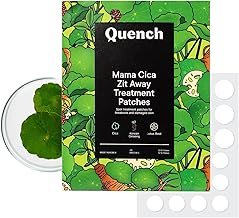 Quench Zit Away Acne Pimple Patches for Face | 24 Hydrocolloid Patches with Salicylic Acid & Cica Herb Repair | Shrinks Pimples Overnight | Acne Treatment | (Pack of 1, Transparent)