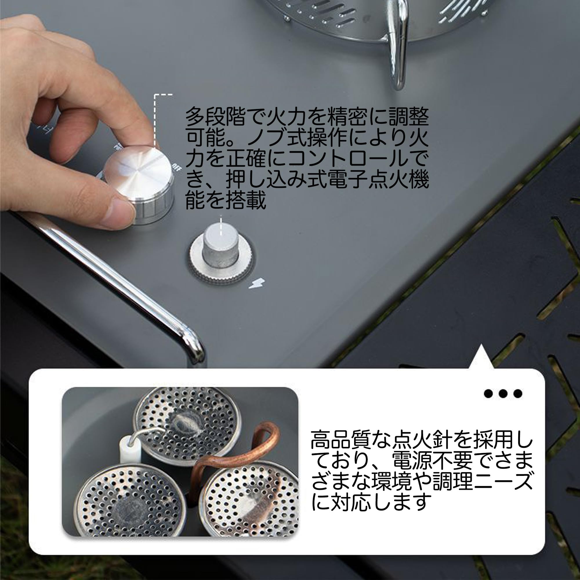 Amazon.co.jp: Snowtaros バーナー IGT コンロ IGTストーブ フラット