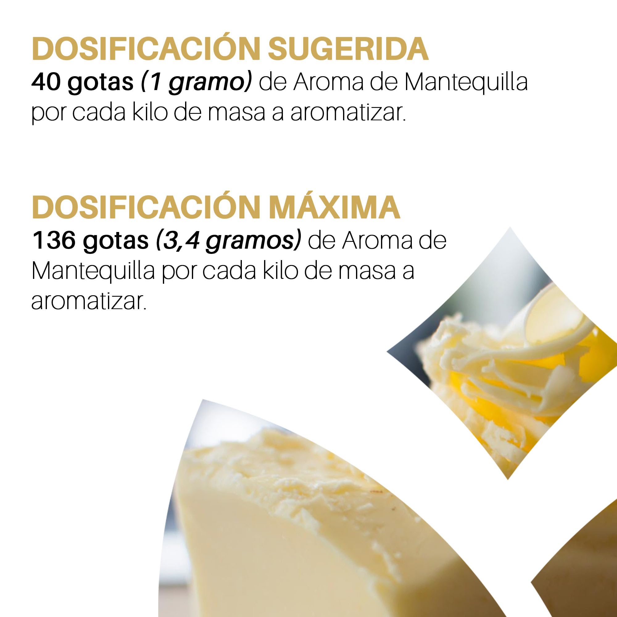 LUIZ AROMAS | Aroma Mantequilla - Aroma Alimentario en Gotas para dulces de Hornear, Pasteles, Bizcochos y Tartas | Producto Vegano sin Calorías y sin Azucar | Producto 100% Italiano (30g)