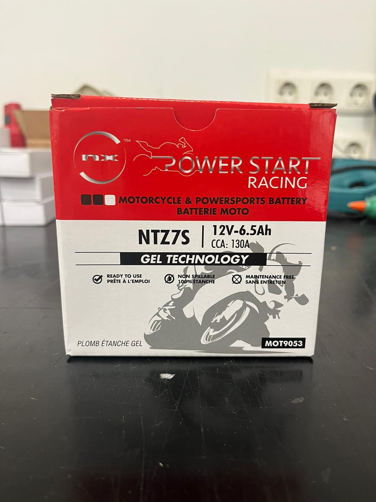 Batería moto Gel YB9-B / 12N9-4B-1 / NB9-B 12V 9Ah
