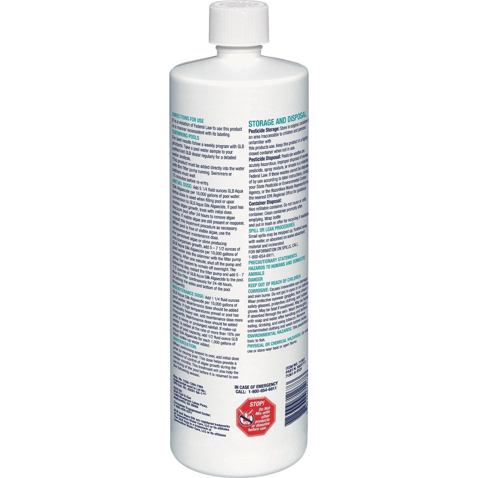 Amazon.com : GLB 71267 Aqua Silk Algaecide (1 qt) : Patio