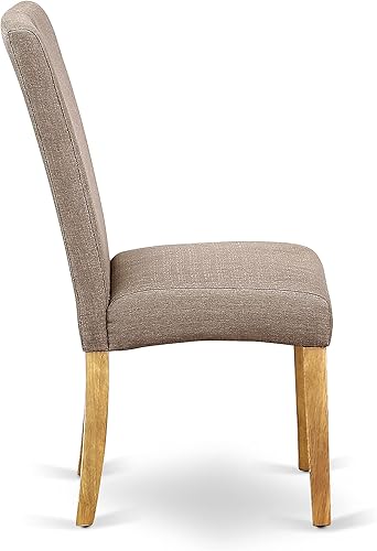 Miniatura 8 de East West Furniture CADR7-OAK-16 - Juego de comedor, 7 piezas