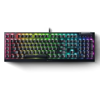 Razer BlackWidow V4 X (Green Switch) Mechanical Gaming Keyboard Black