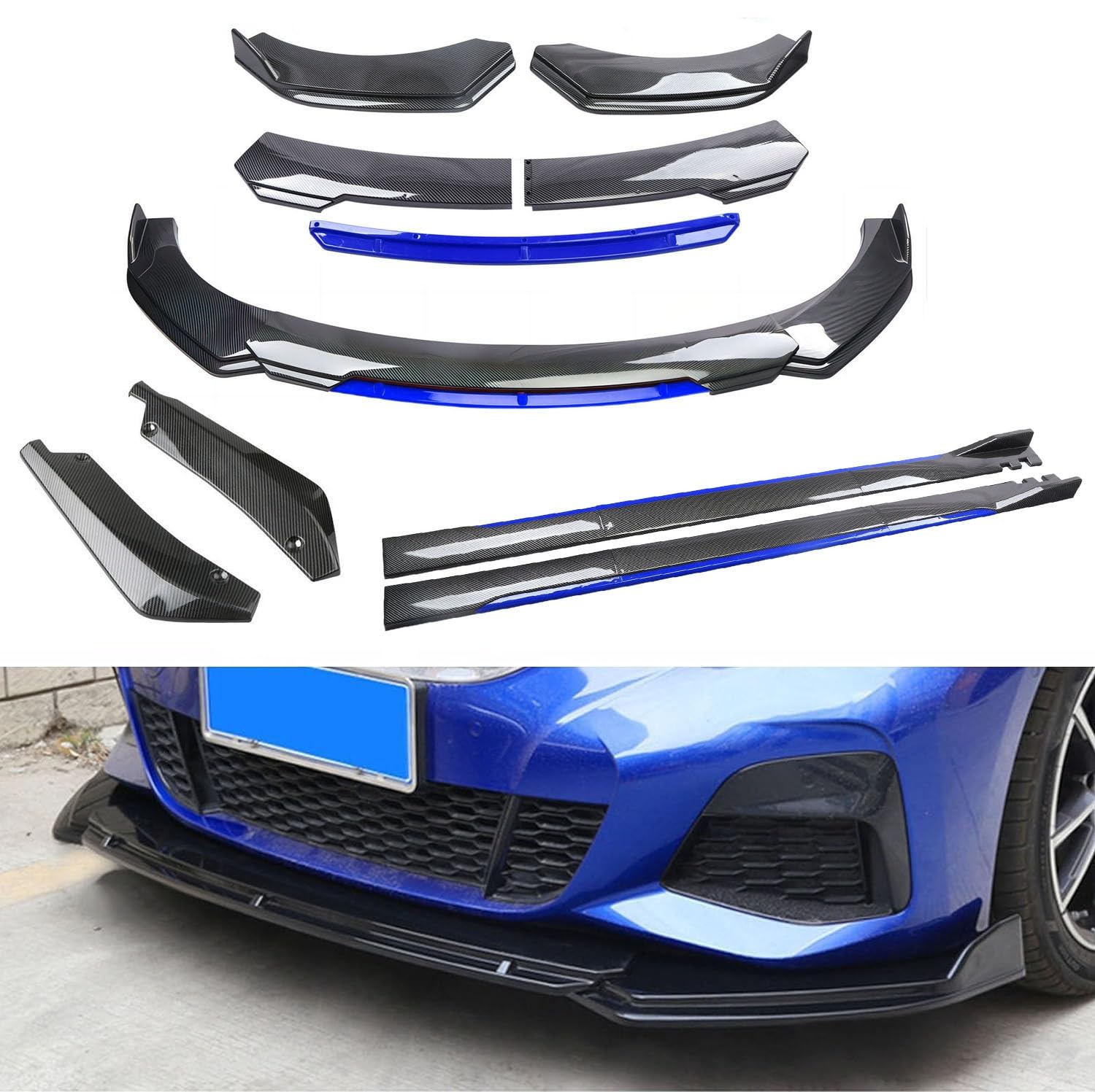 中古 NSX SFC製 リップスポイラー Amazon | ホンダ NSX 5AA-NC1に適用 フロントバンパーリップスポイラー