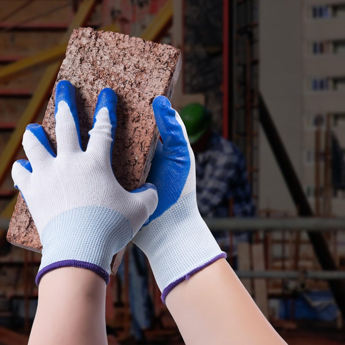 wolpin Heavy Duty Gloves (Pack of 2 Pairs) Reusable Hand Gloves For Gardening, Kitchen Cleaning, Intensive Work, Dishwashing Rubber Latex Non-Slip Waterproof (B0C7JBSRYY) Amazon Price History, Amazon Price Tracker