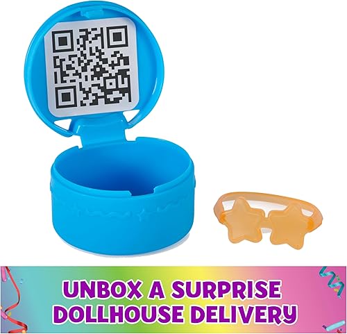 Miniatura 9 de Gabby's Dollhouse Juego de autobús de fiesta de celebración con figuras de juguete de hierba gatera Gabby y DJ y accesorios para casa de muñecas,