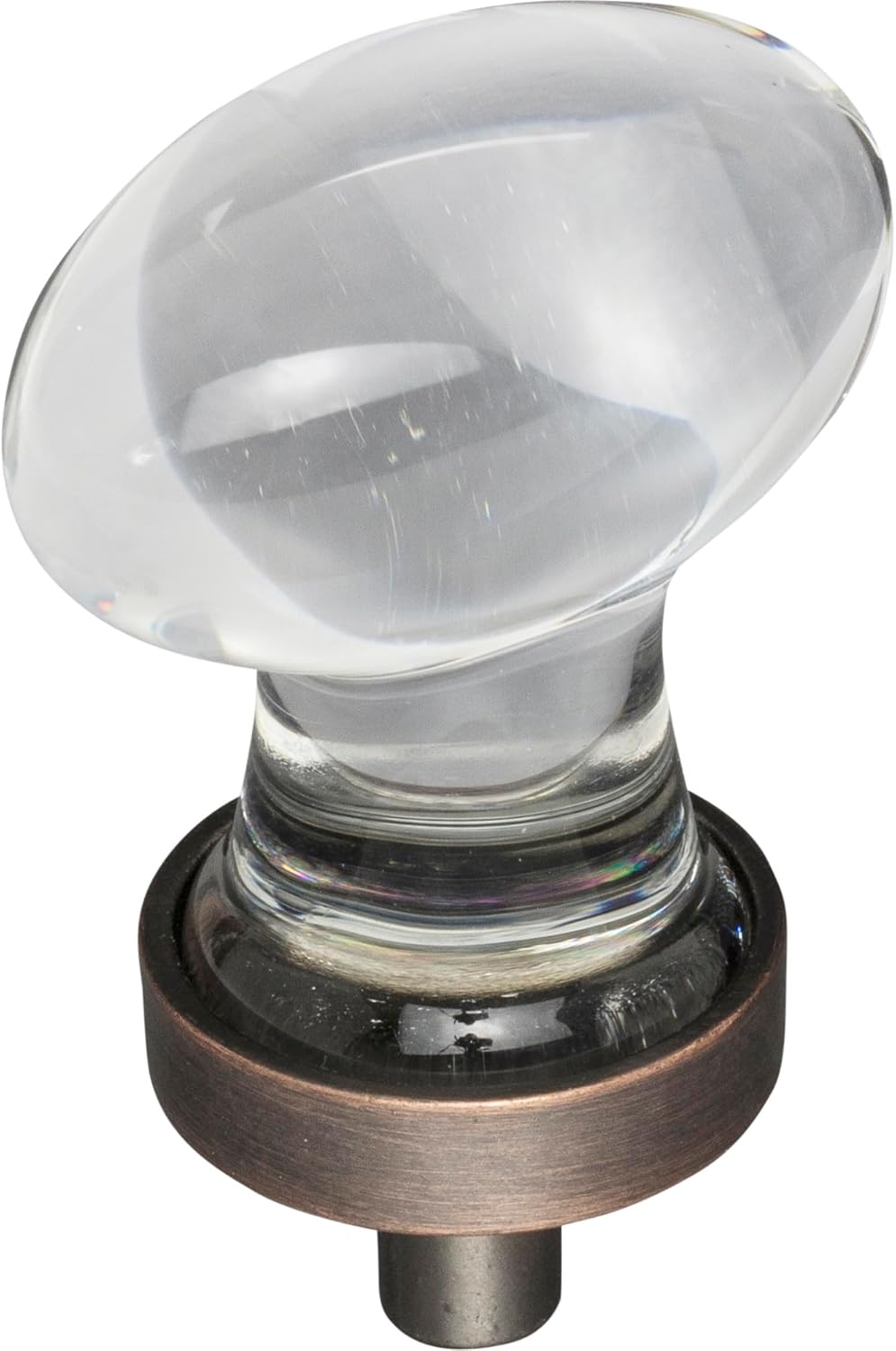 Jeffrey Alexander G110 Harlow 1-1/4 Inch Long Oval Cabinet Knob, Polished Chrome