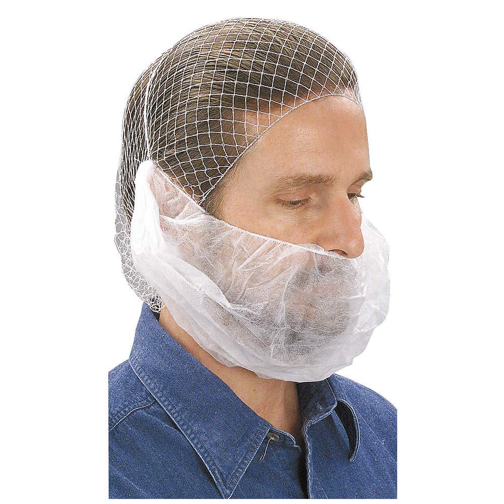 Polypropylene Beard Restraint (100 Per Bag, 10 Bags Per Case)