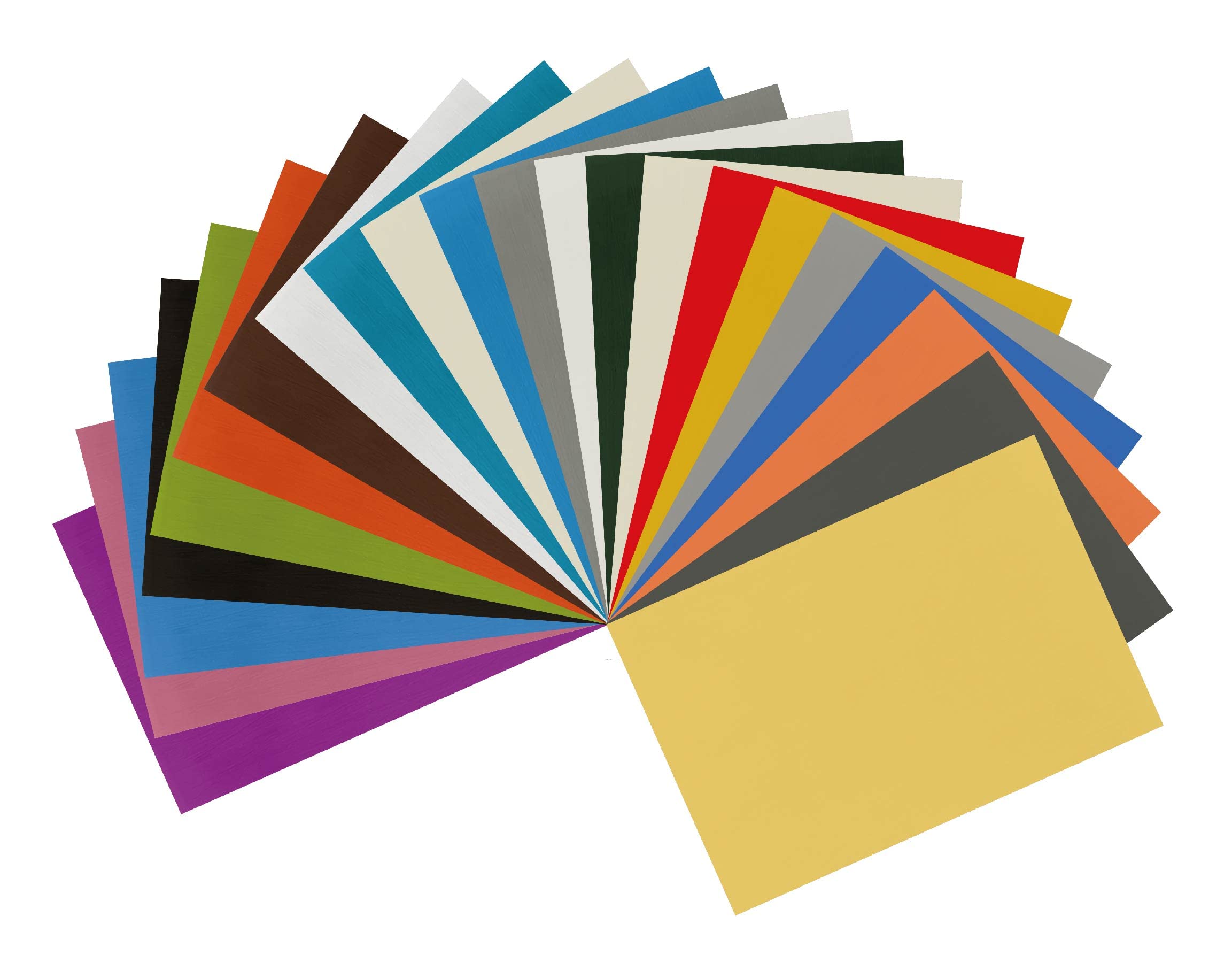 POLYMEX® Polymers Assorted Shim Pack 22 colours | 304mm x 609mm (12" x 24") | 0.025mm - 1.500mm / 0.001" - 0.060" thick