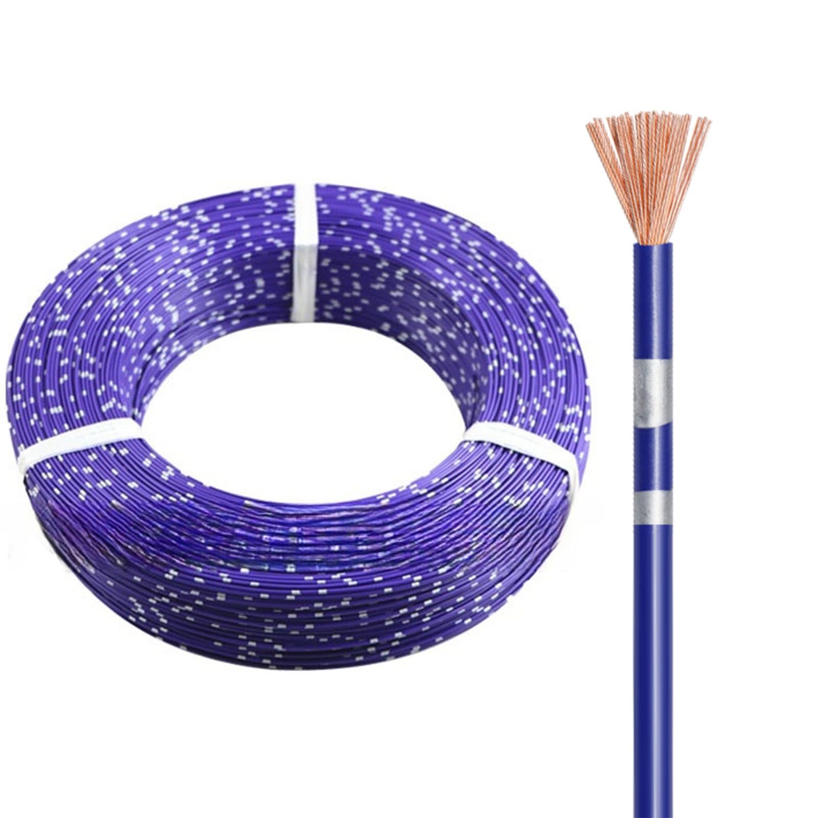 Amazon.co.jp: AVSS自動車用電線（196フィート） – 0.3mm²～2mm²、純銅