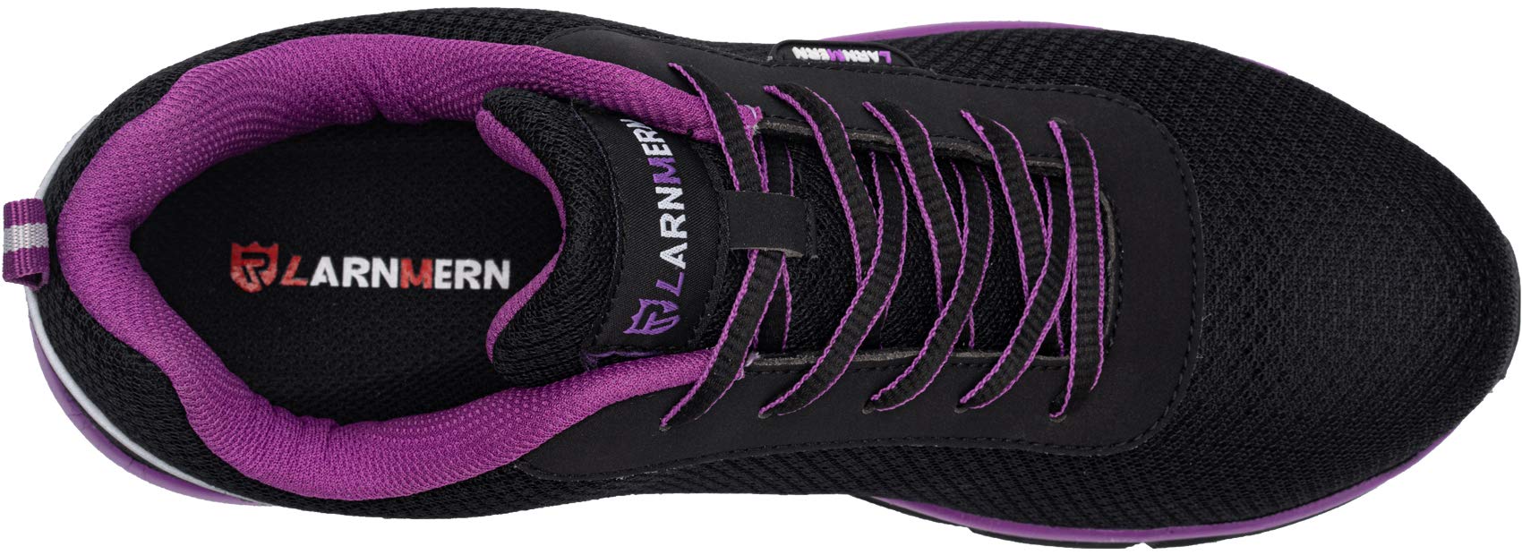 LARNMERN Chaussures de Sécurité Hommes Femme Embout Acier Antidérapant Baskets de Sécurité Ultra Légere Respirante Chaussures de Travail