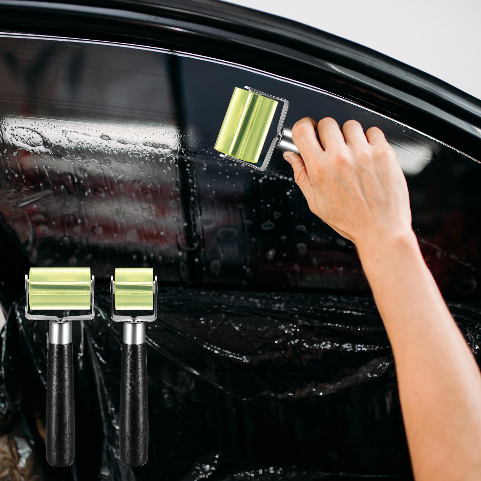 Lot De 2 Rouleaux Presseurs En Silicone Résistant à La Chaleur