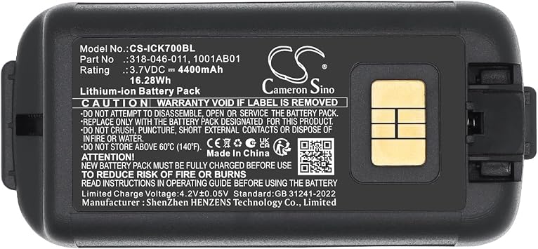 Replacement Battery for INTERMEC CK70 CK71 Part NO INTERMEC 1001AB01 1001AB02 318-046-001 318-046-011 AB18