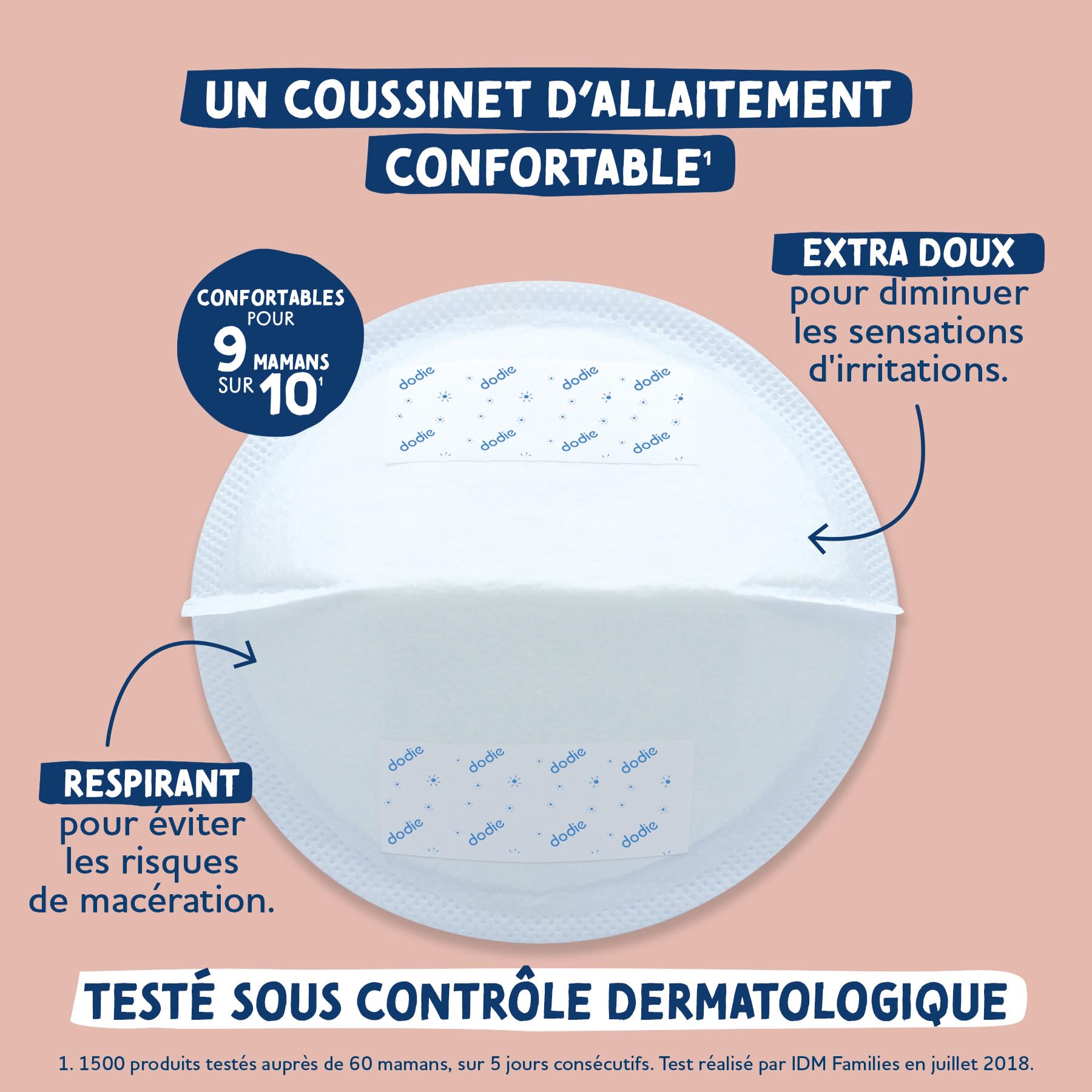 Dodie - Coussinets d'allaitement Jour x 30