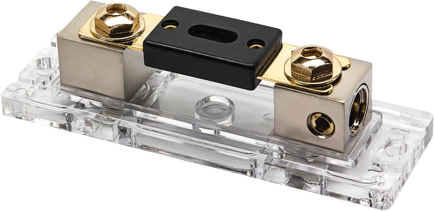Earthquake Sound FBNL-1 Single In-Line ANL Fuse Block/Holder With 100A Fuse