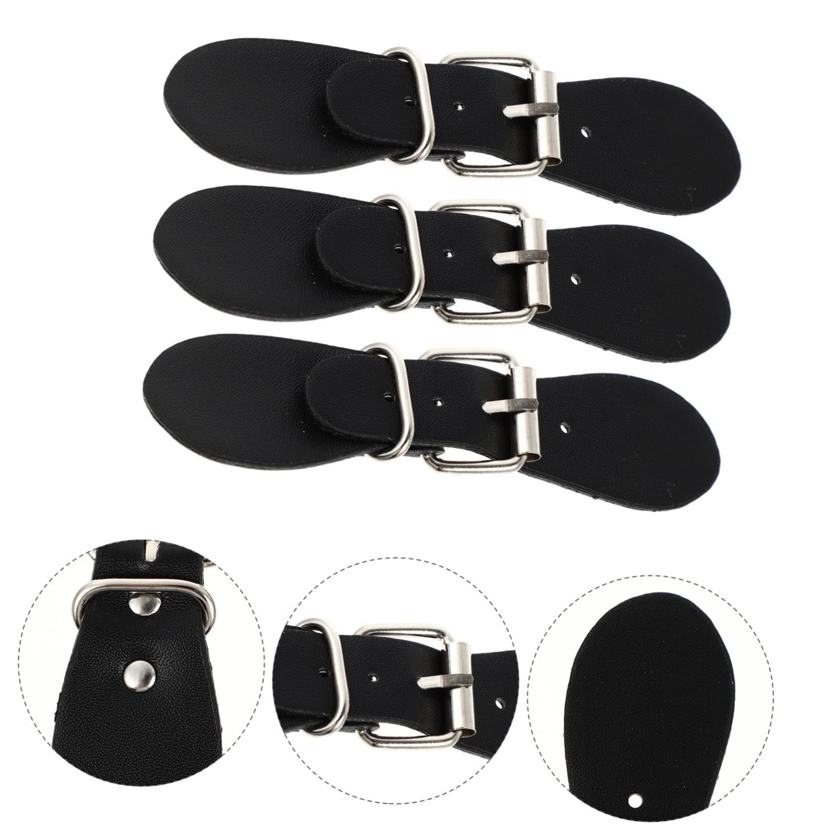 TEHAUX 15 Pares Hebilla De Metal Botones De Lona Porta Clip De Cierre De Cuero Broche De Poncho Hebillas De Palanca Cierres Para Chaquetas Muletón Falda Hebilla De Cuero Piel Sintética