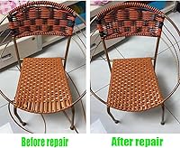 Vista 3 de Kit de reparación de mimbre, kit de reparación de ratán plástico, reemplazo de silla de ratán, material de reparación de mimbre