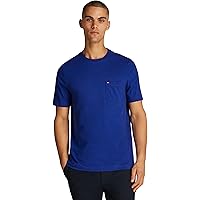 Tommy Hilfiger Uomo T-Shirt Maniche Corte Essential con Taschino sul Petto
