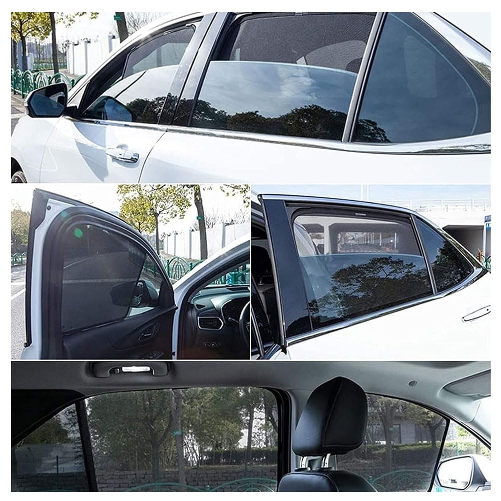 Coche Ventanas Laterales Parasol para TO-YOTA Handlander 2008-2014, Auto Parabrisas Delantero Aint Rayos UV Protección Privacidad Accesorios,A/2 Front Doors
