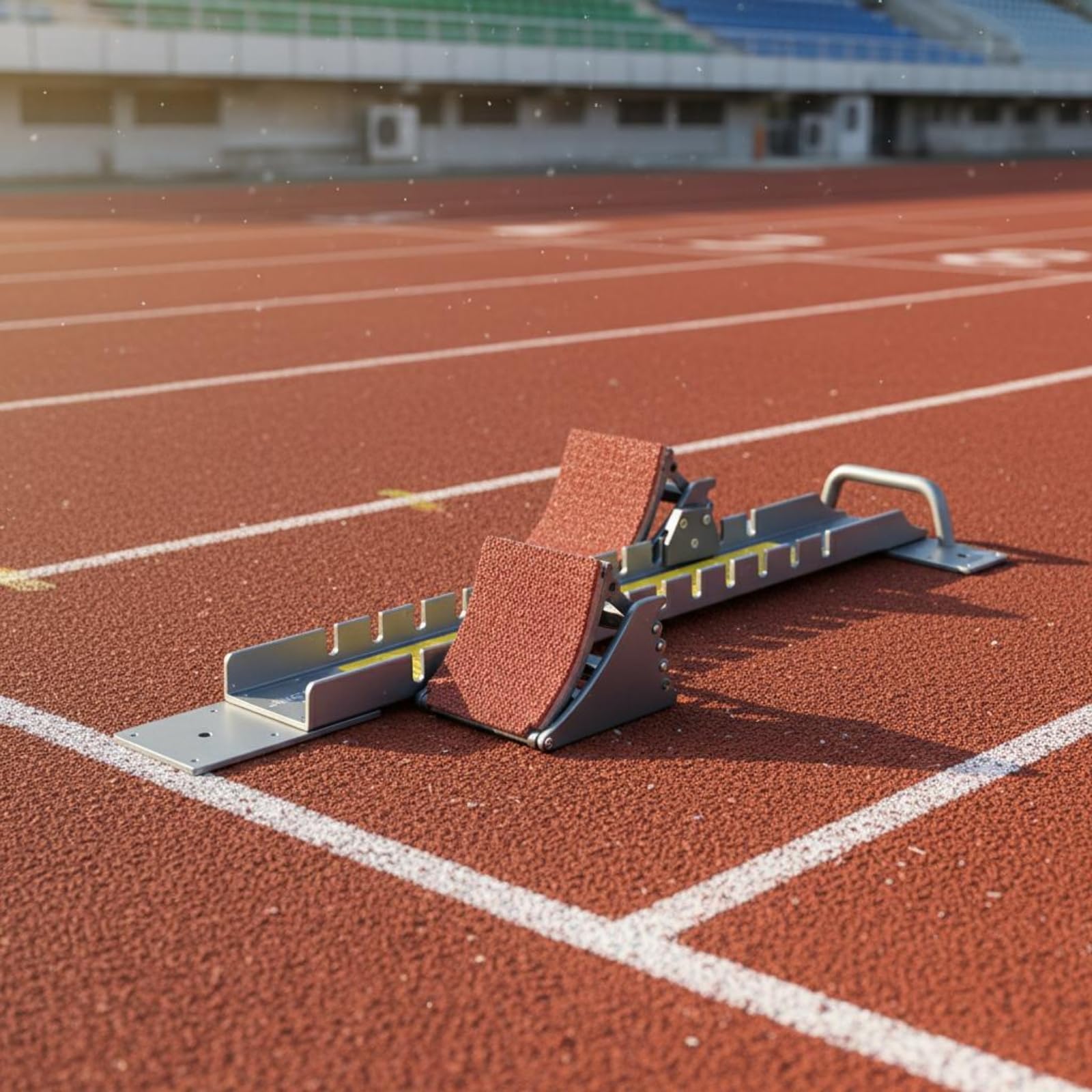 Blocco di Partenza Sportiva Portatile Blocco di Sprint Regolabile Leggero Attrezzatura Sportiva per Allenamento