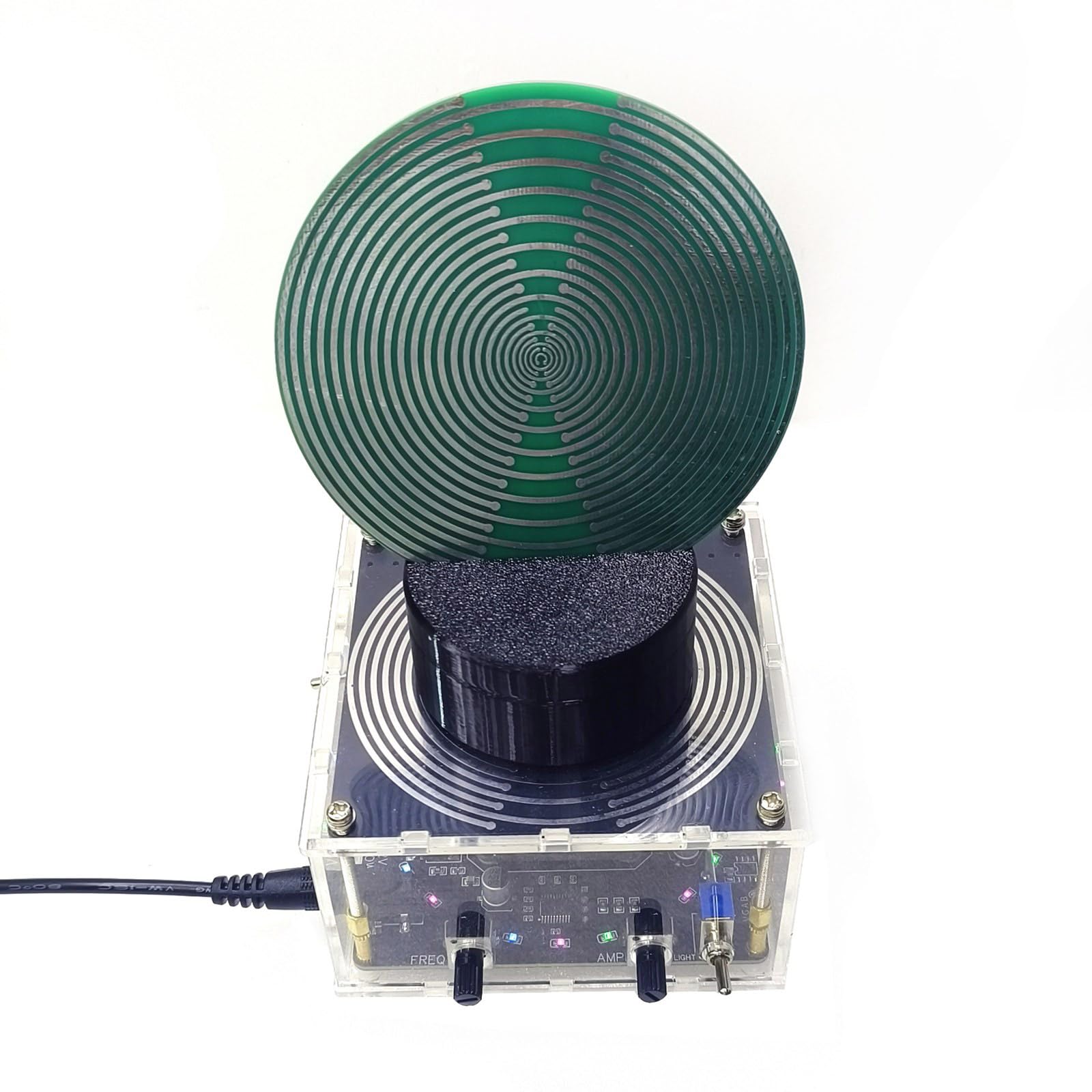 Activadores de energía de automatización con motor, rotación de 360 grados, ondas electromagnéticas, mejora de oscilación, cuerpo de disco, kit de oscilación científica