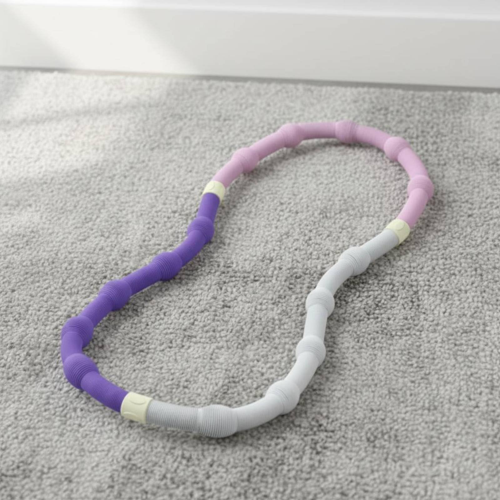 Fitness Hoop Cerchio Fitness Cerchio da Allenamento Hoop Pesato Anello Elastico Design Flessibile per Piega E Stoccaggio, 2 Kg Avanzato, Consigliato Per 45-90 Kg