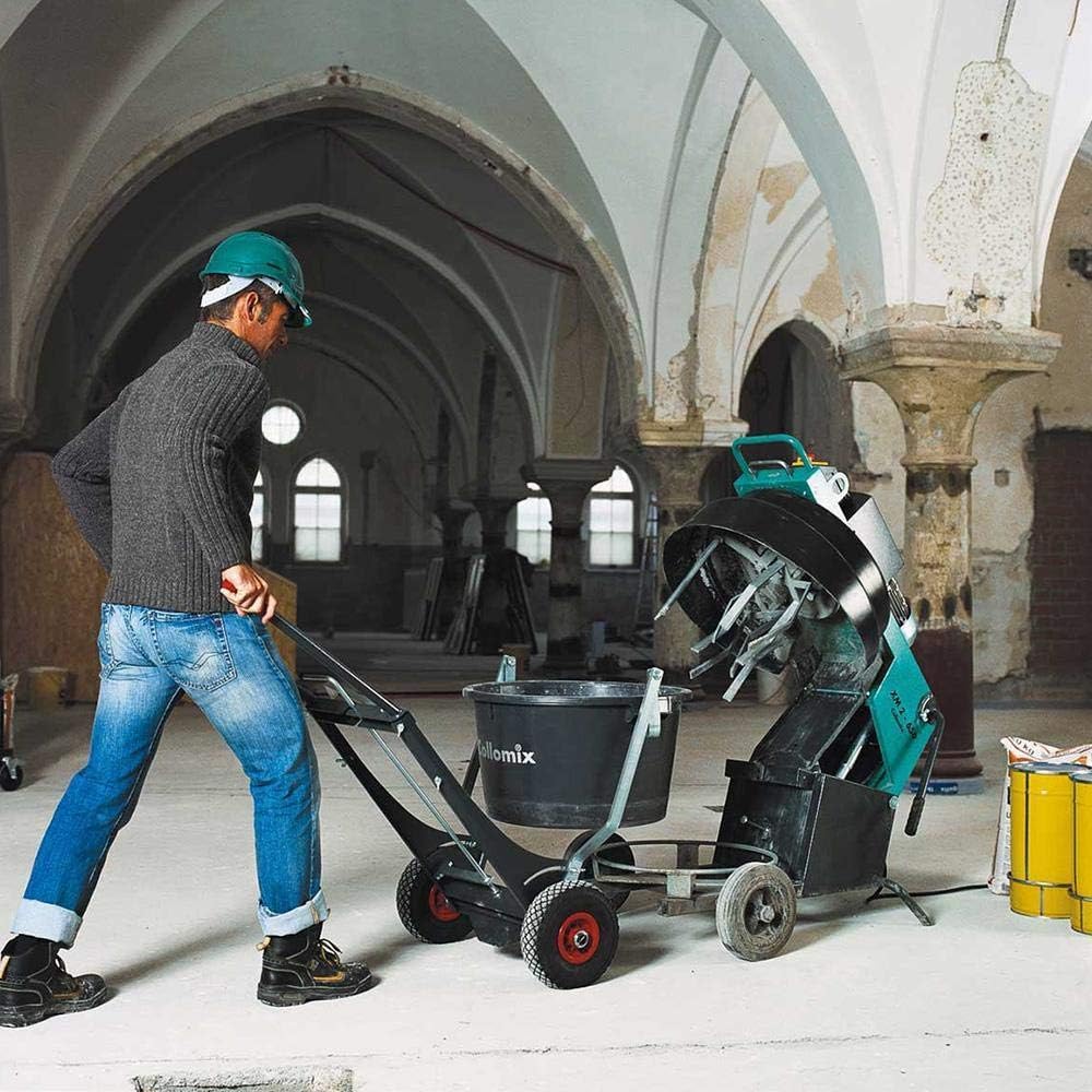 COLLOMIX Heavy Duty Forced-Action Mixer - 14-Gallon Complex Material Mixer with Two Mixing Speeds & Timer - XM 2 650