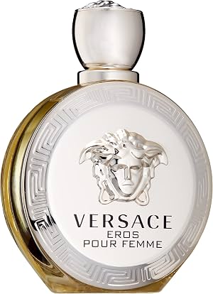 Versace Eros Eau De Parfum Spray para Mujer, 3.4 Fl Oz (Paquete de 1) Jazmín 3.4 Fl Oz (Paquete de 1)