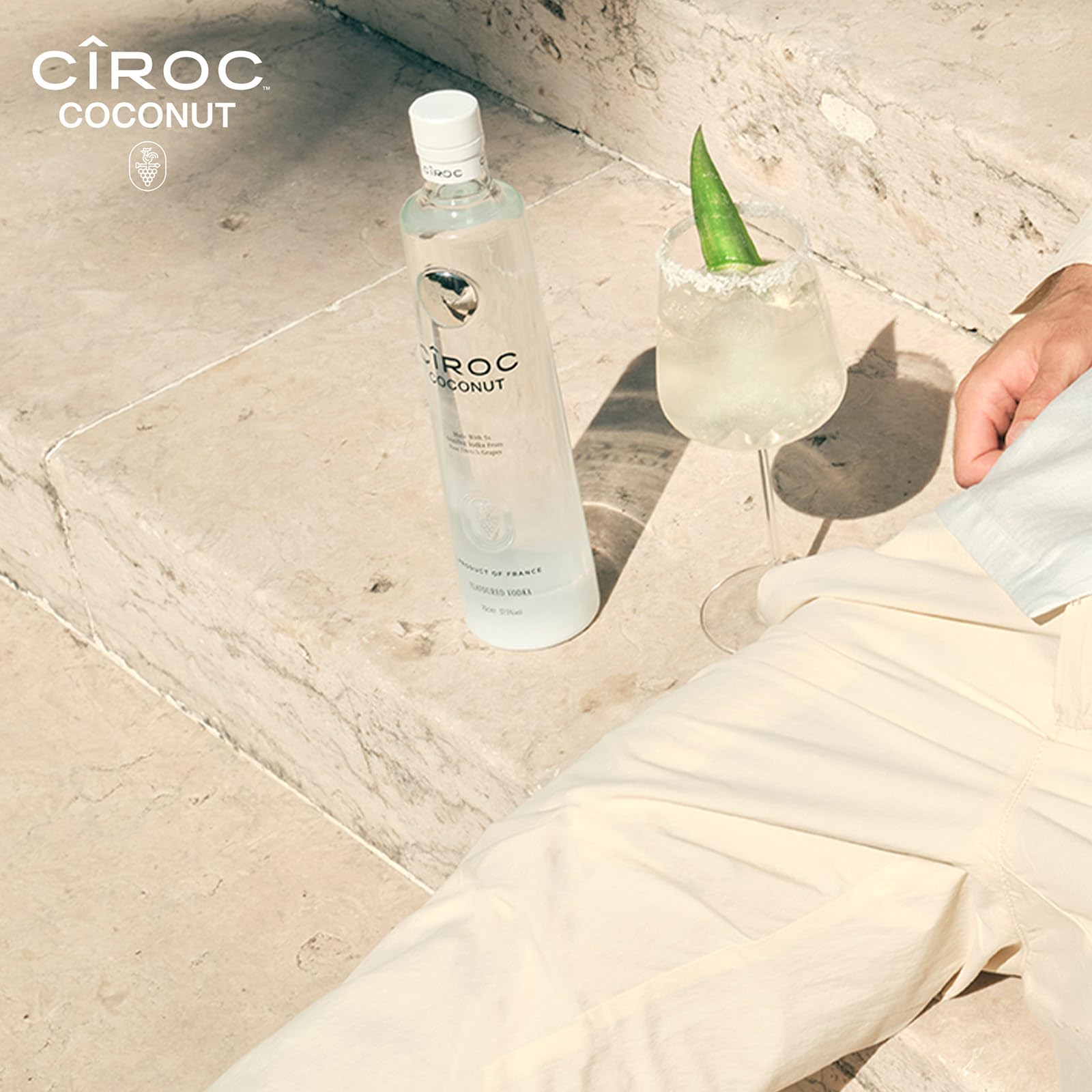 Cîroc Coconut Vodka 37.5% vol 70cl Infusionado con Coco Cremoso
