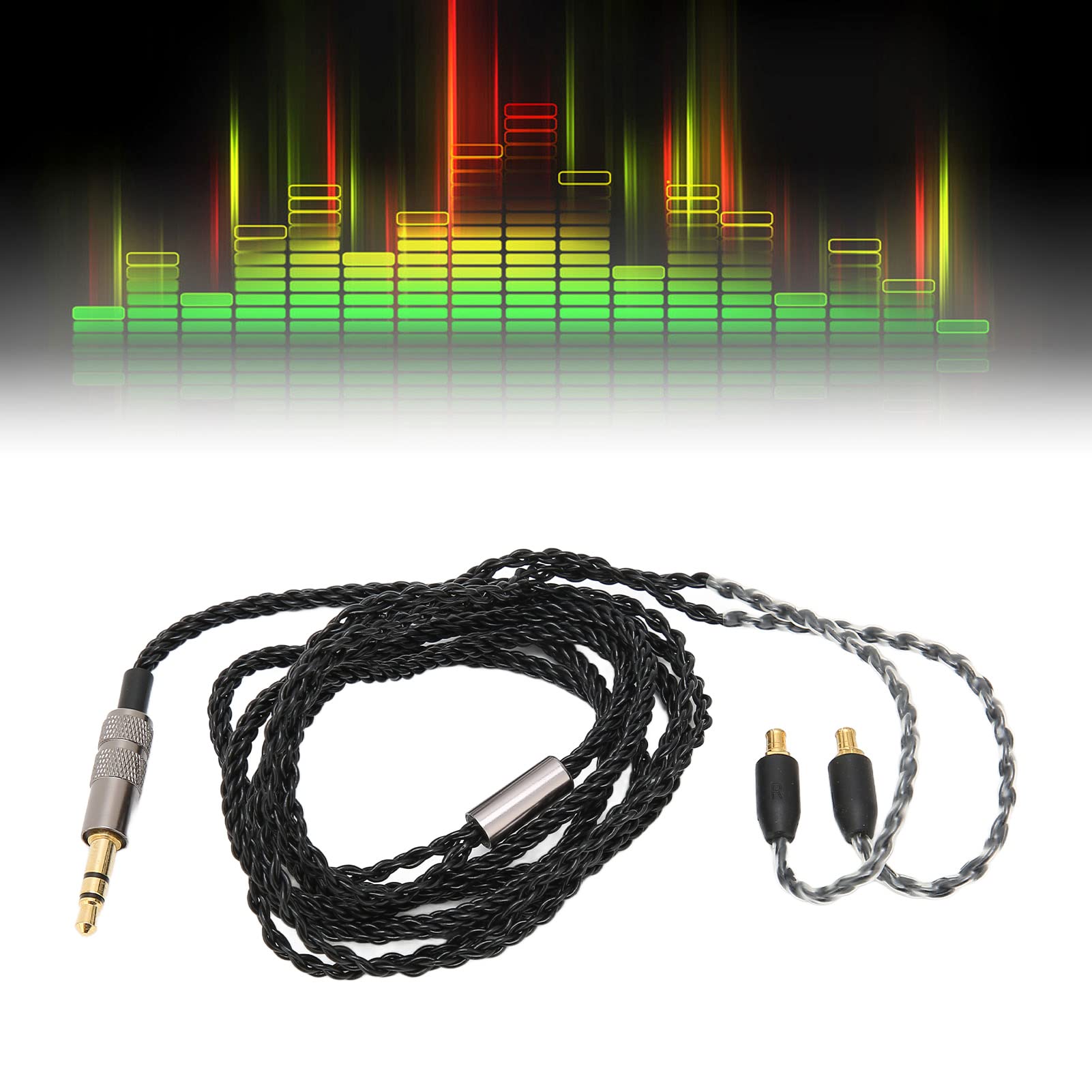 A2DC Jack Kabel do Słuchawek, 3.5mm Wymienny Kabel do Aktualizacji Słuchawek dla CKS1100 E40 E50 E70 LS200 LS300 LS400 CKR90 CKR100 LS50 LS70