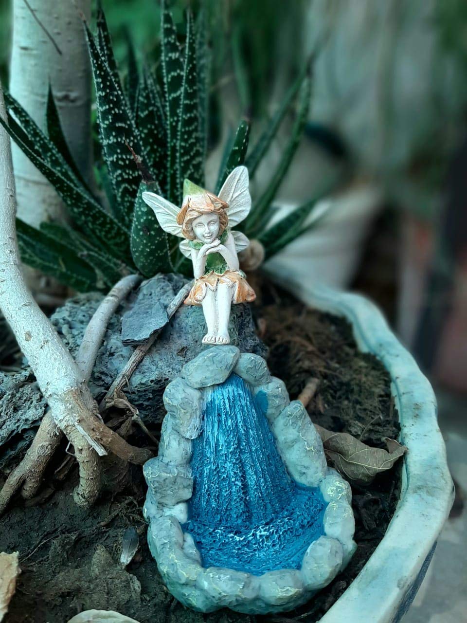 Waterfall Miniature for for Fairy Garden/Bonsai Decor/Planters/Terrerium Decor/Home Decor/Kids Room/Outdoor/Garden Decor-image-33