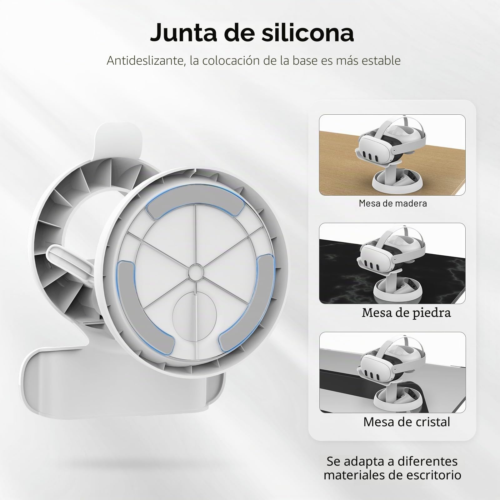 AMVR Soporte de Realidad Virtual, Accesorios de Compatible con Quest 3s, Quest 3, Auriculares Quest Pro, Meta Quest, para Quest 2, Pico 4,Rift o Rift S y Controladores táctiles
